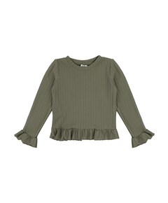 Meisjes longsleeve groen