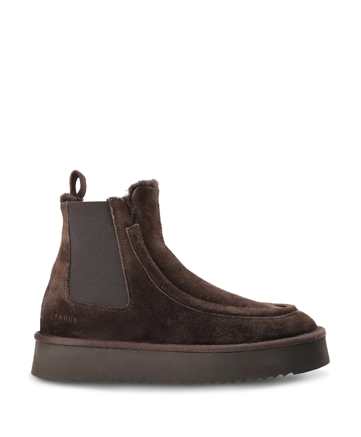 dames enkellaarzen bruin