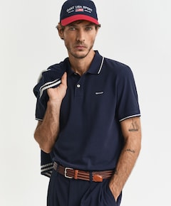 Heren polo blauw
