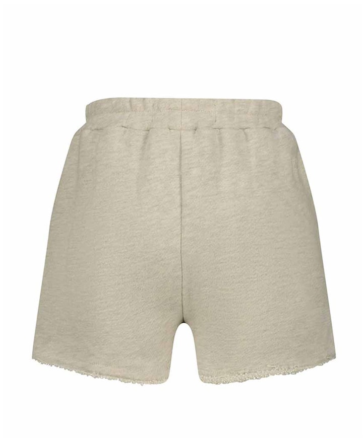 Icon-sweat tape meisjes korte broek ecru