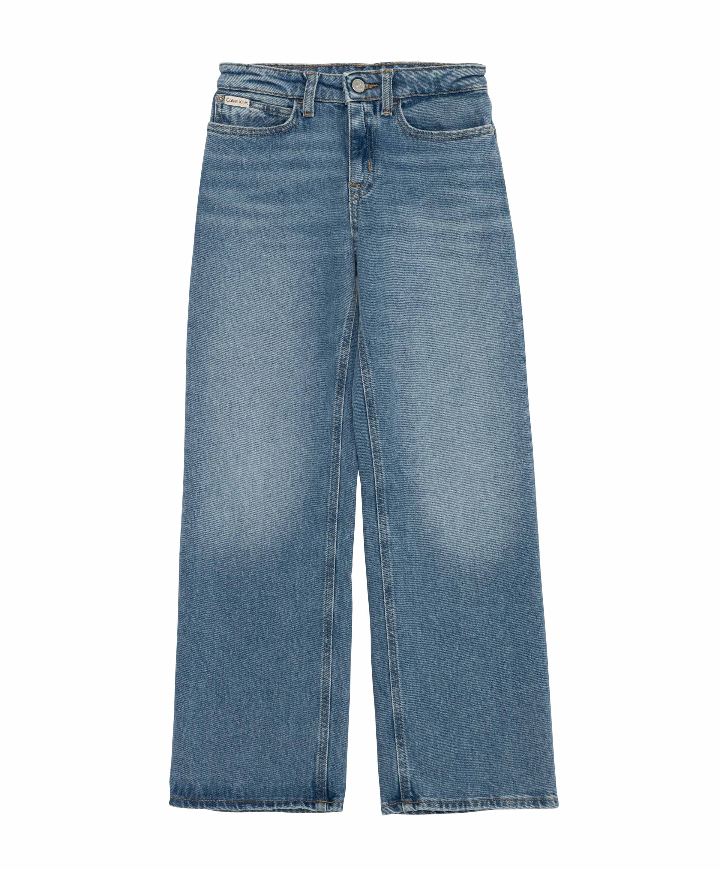 HR WIDE LEG CLOUDY BLUE meisjes jeans blauw