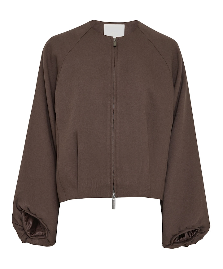 Dames blazer bruin
