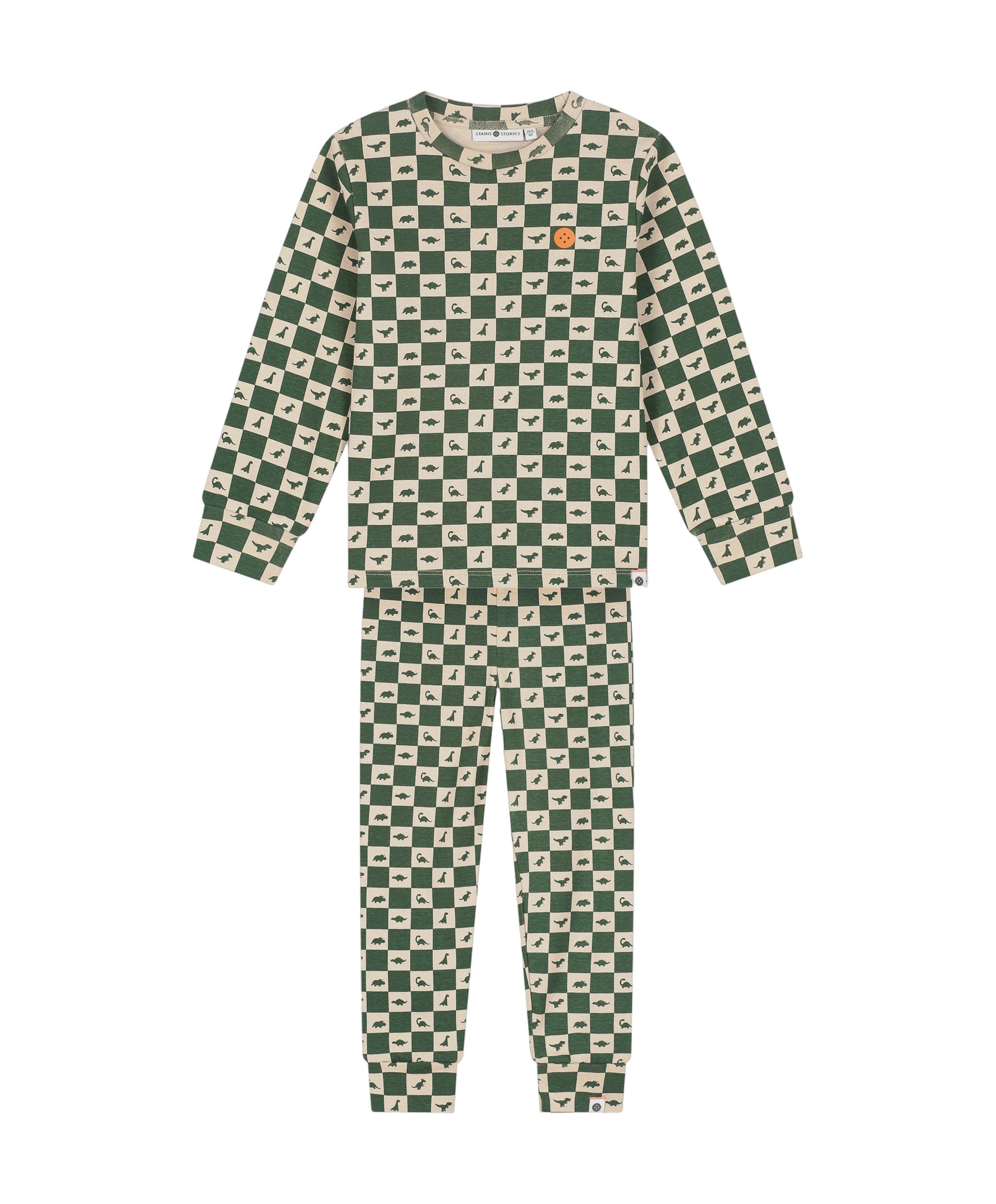 Jongens pyjamaset groen