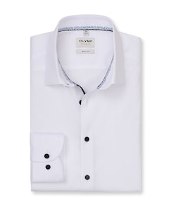 Heren overhemd lange mouw wit