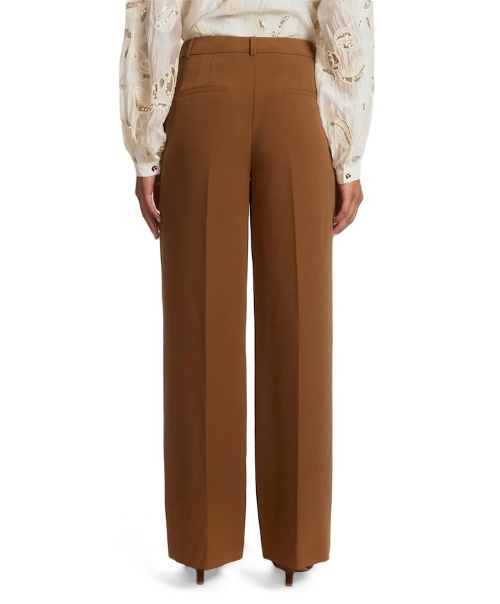 LUMIERE POCKETS RPES 345 dames broek bruin