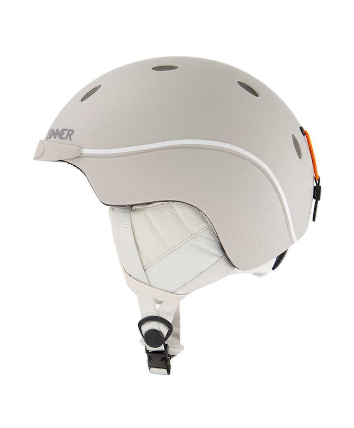 Skihelm uniseks grijs