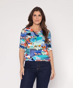 Dames T-shirt multicolor