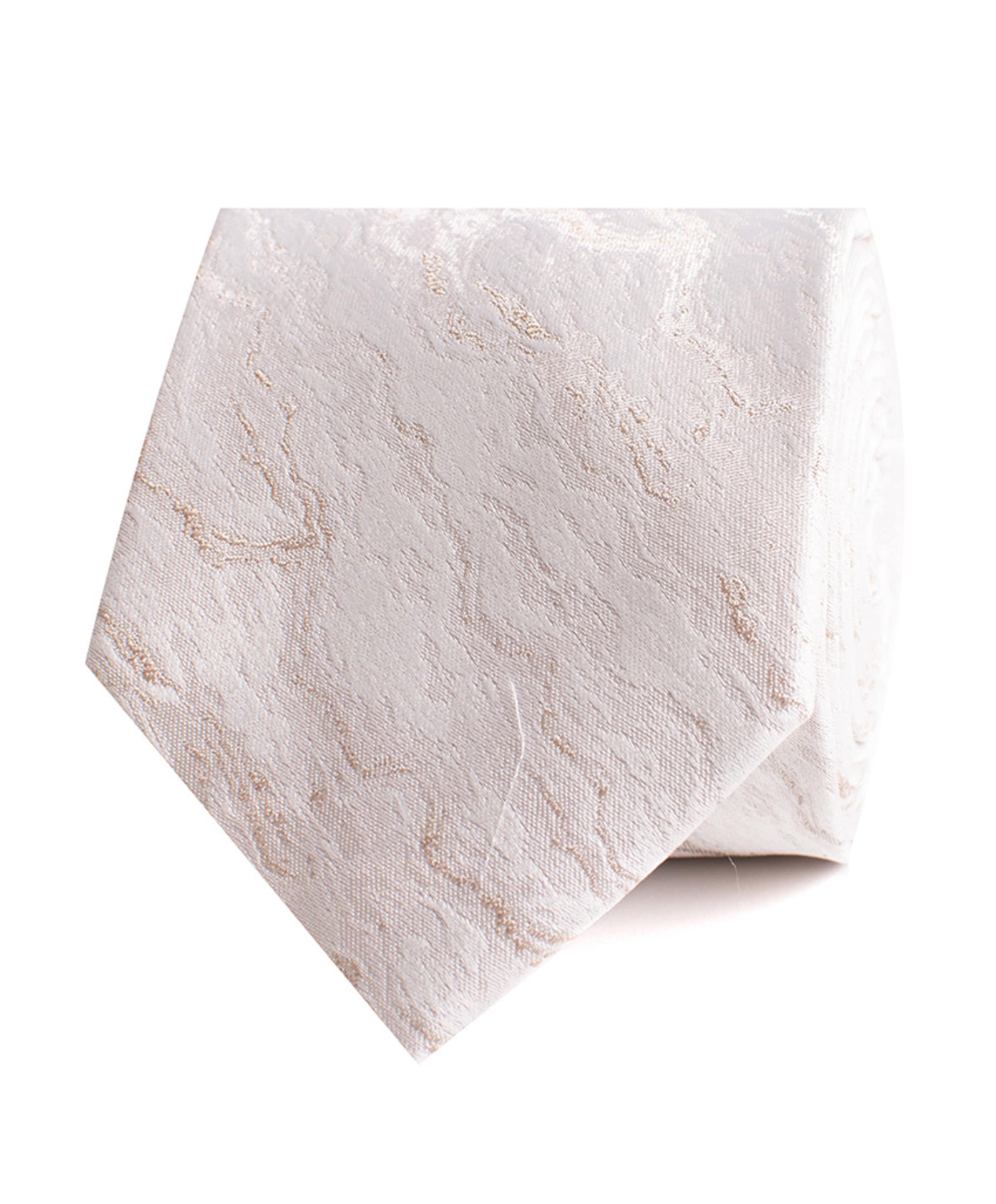 Heren stropdas beige