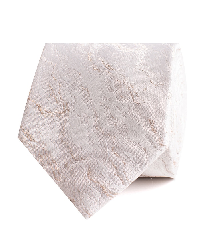Heren stropdas beige
