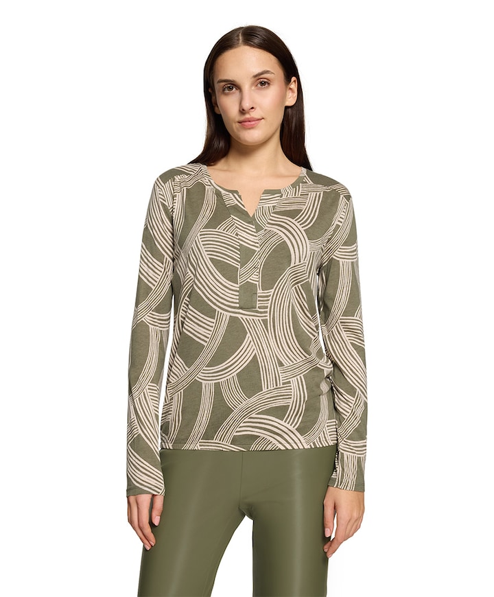 Dames longsleeve groen