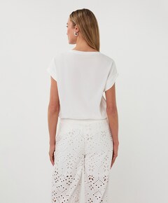 Dames T-shirt ecru