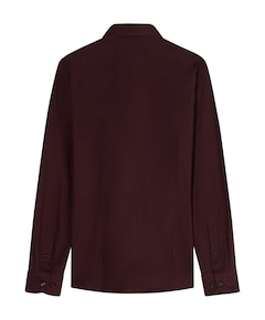 Overhemd lange mouw bordeaux