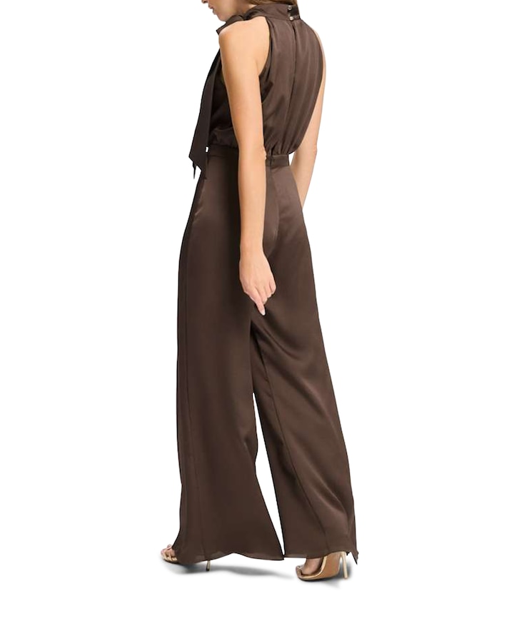 dames jumpsuit bruin