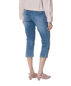 Suze Midstone L23 dames capri broek blauw