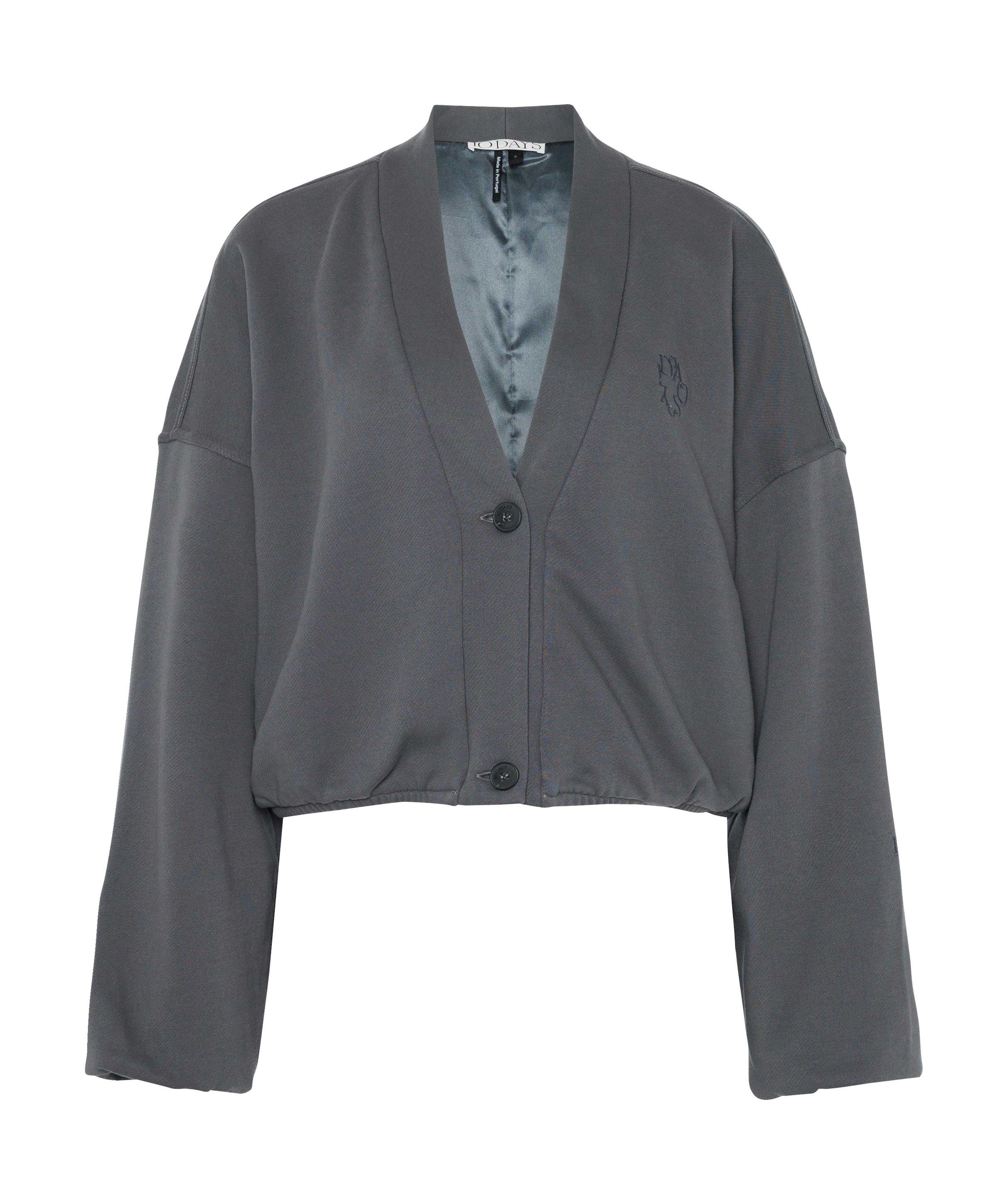 Dames vest grijs