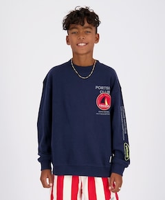 Jongens sweater blauw