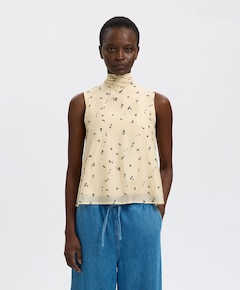 Dames top ecru