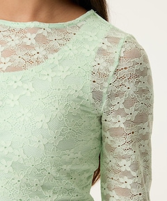 Meisjes longsleeve groen