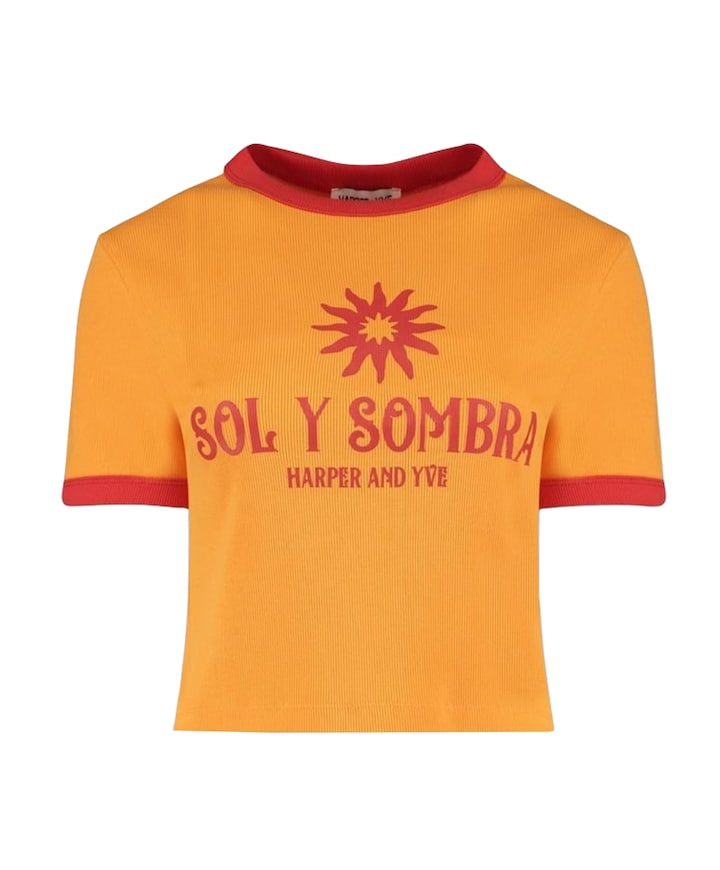 Dames T-shirt oranje