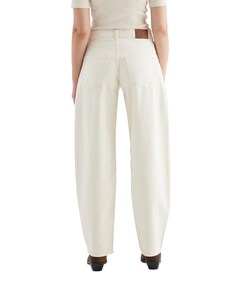 mid waist balloon jeans ecru