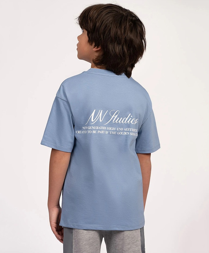 Jongens t-shirt blauw