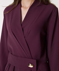BACI WALLIS.F001-P - Tuta dames jumpsuit bordeaux