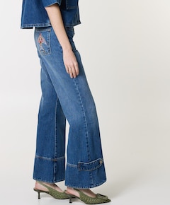 Porcelain Birds dames jeans blauw