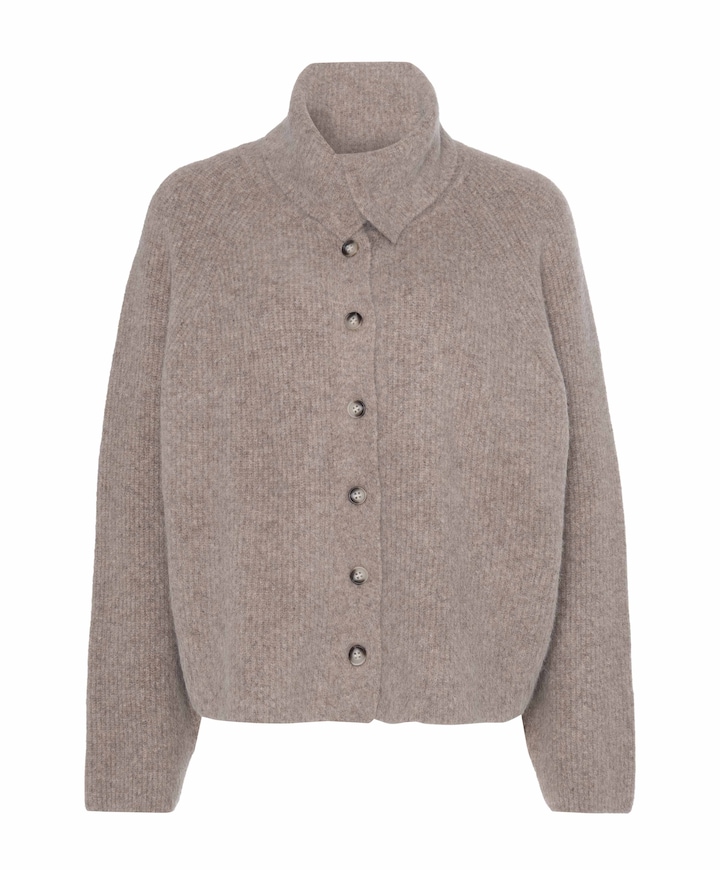 Dames vest beige