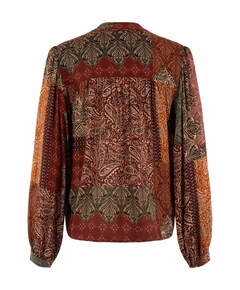 Dames blouse brique