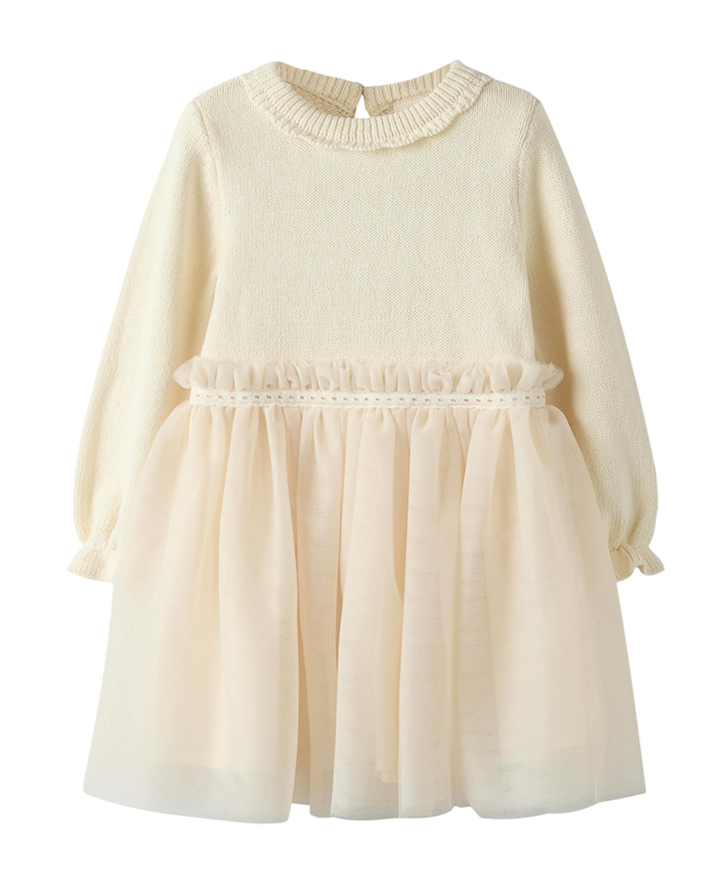 Meisjes jurk ecru
