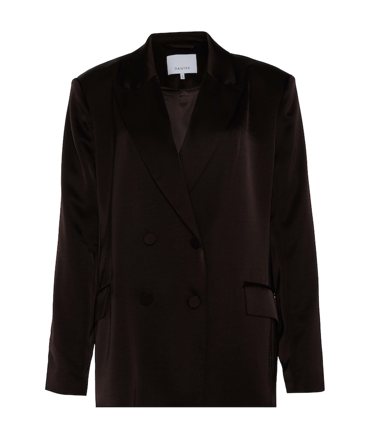 Dames blazer bruin