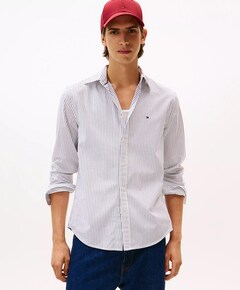 Heren overhemd lange mouw wit