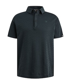 Heren polo blauw