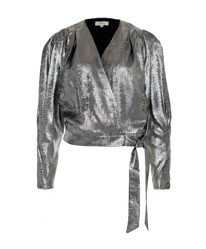 Dames blouse zilver