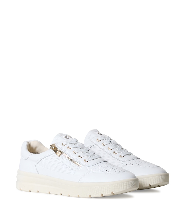 Women Lace-up dames sneakers wit