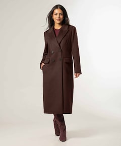 Dames jas bruin