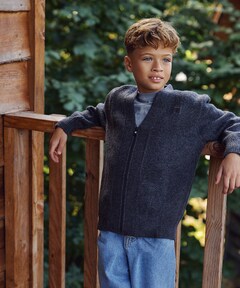 Jongens vest zwart