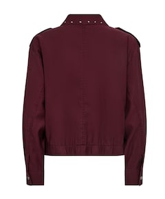 Dames jas bordeaux