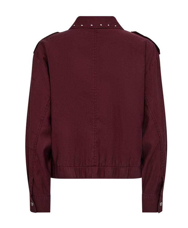 Dames jas bordeaux