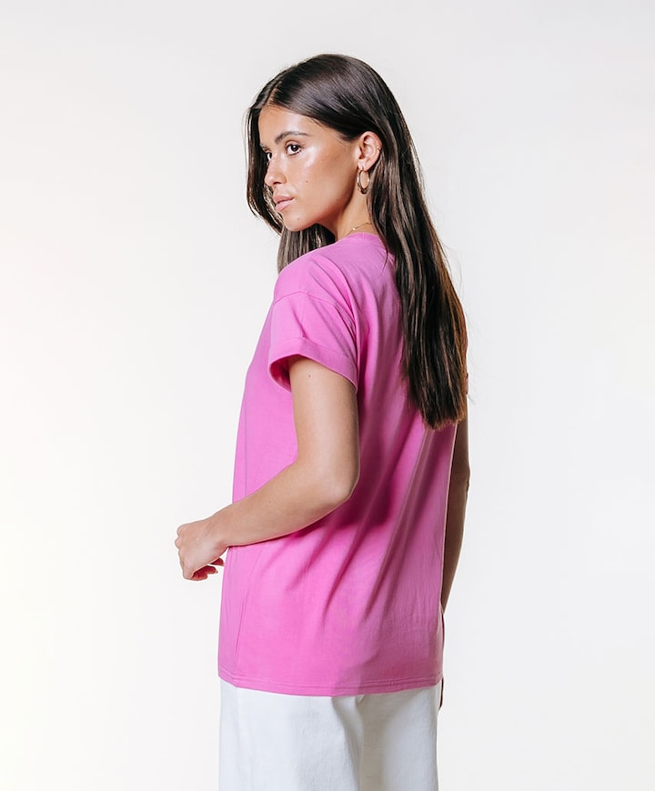 Dames T-shirt roze