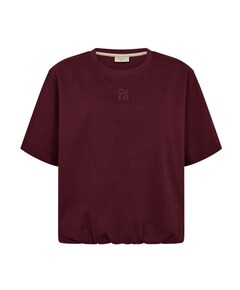 Dames T-shirt bordeaux