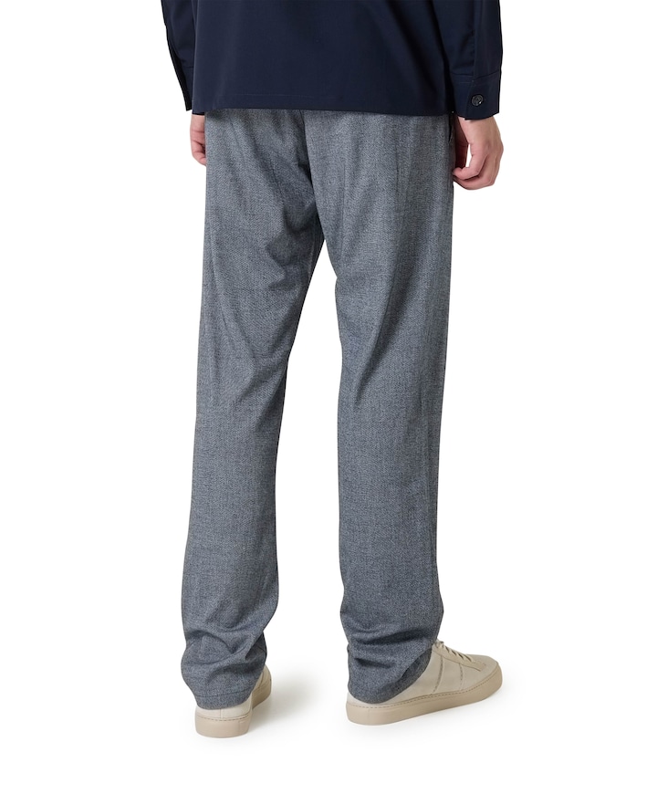 MAparker heren pantalon blauw