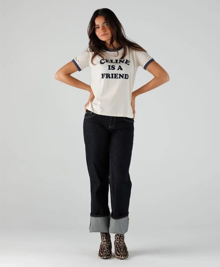 Dames T-shirt ecru