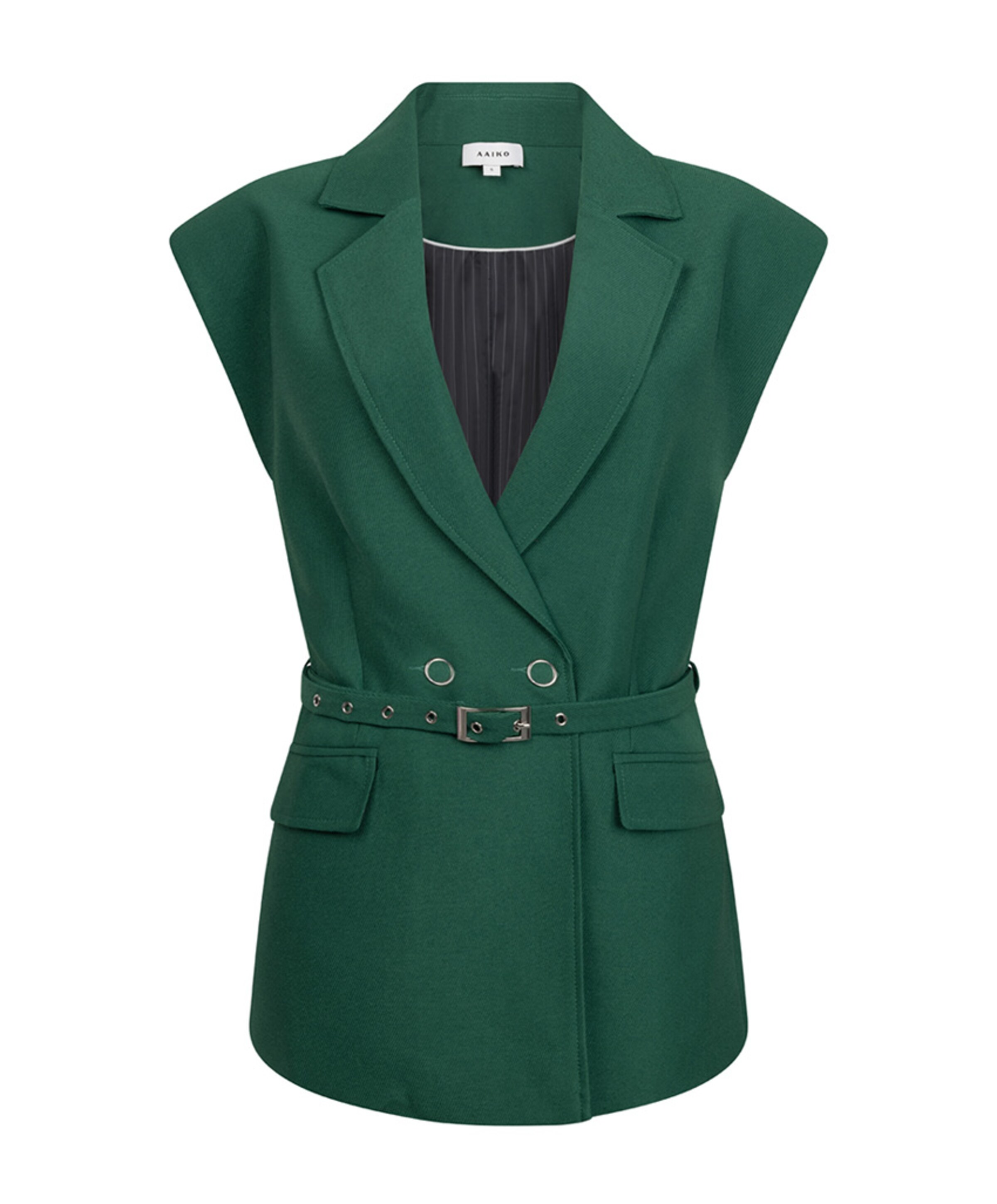 Dames gilet groen