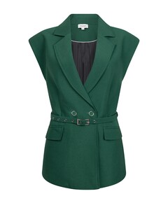 Dames gilet groen