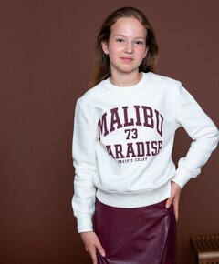 Meisjes sweater ecru