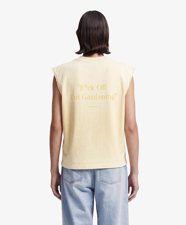 Heren T-shirt geel