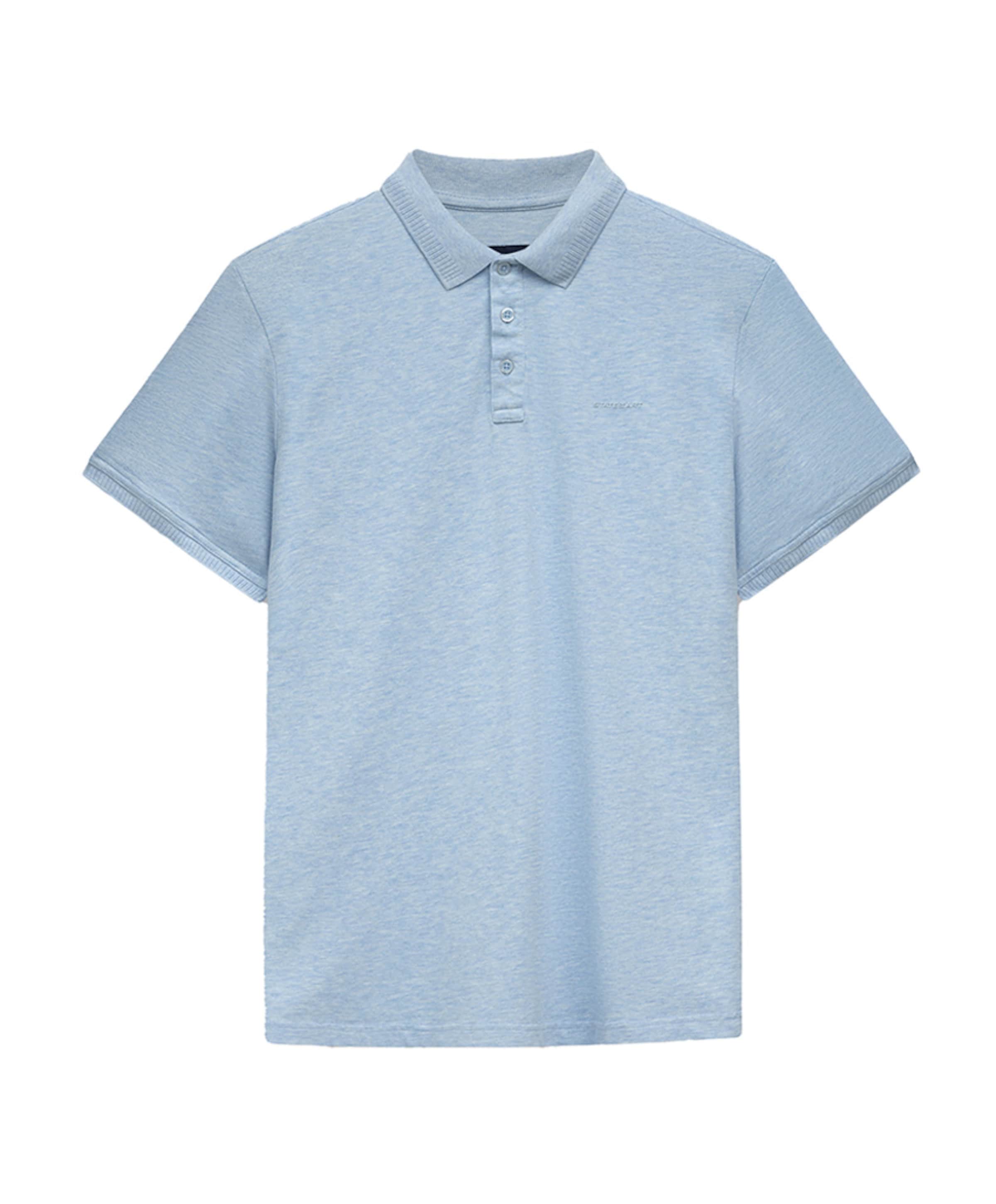 Heren polo blauw