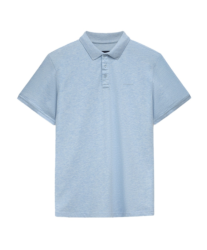 Heren polo blauw