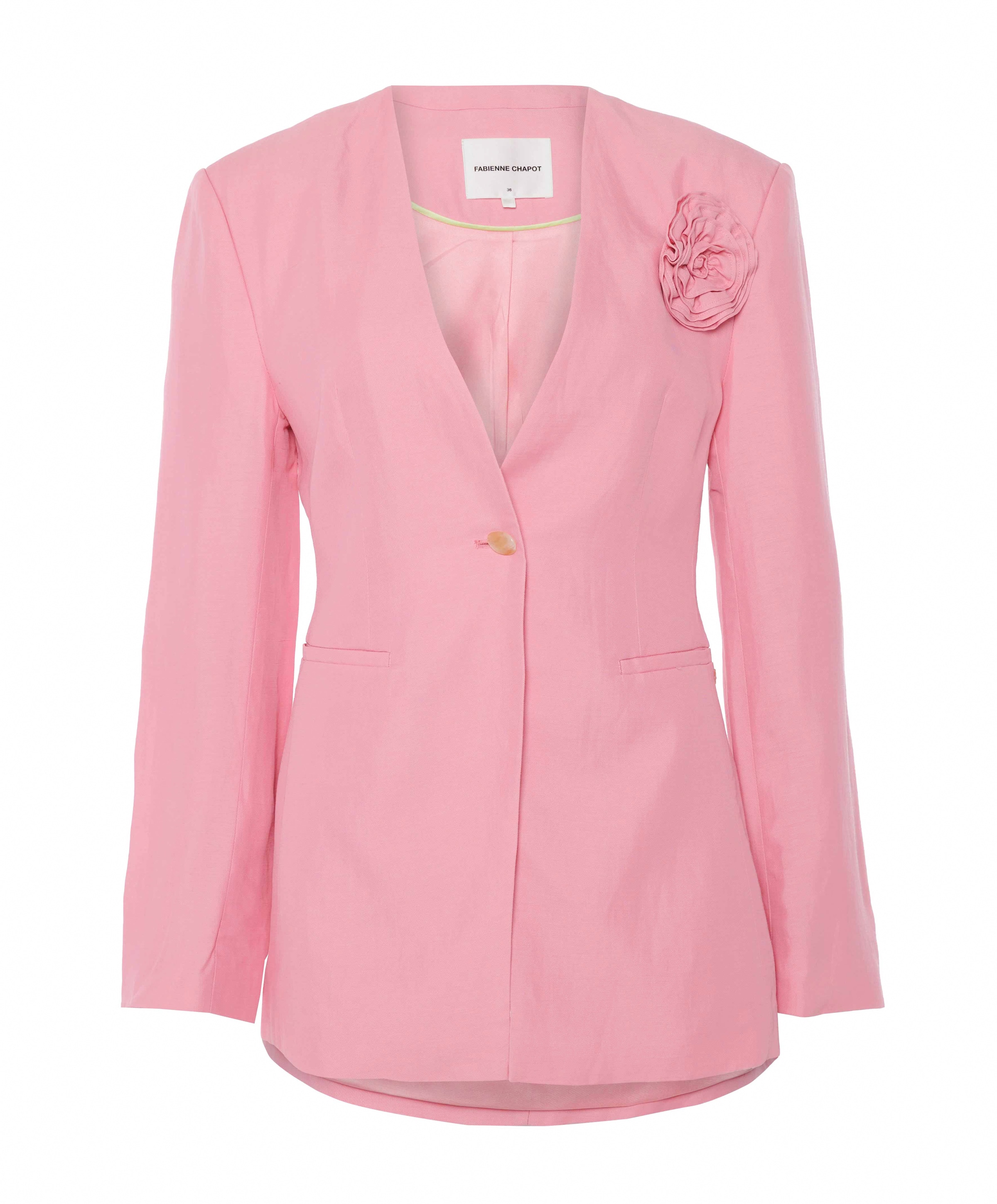 Dames blazer roze
